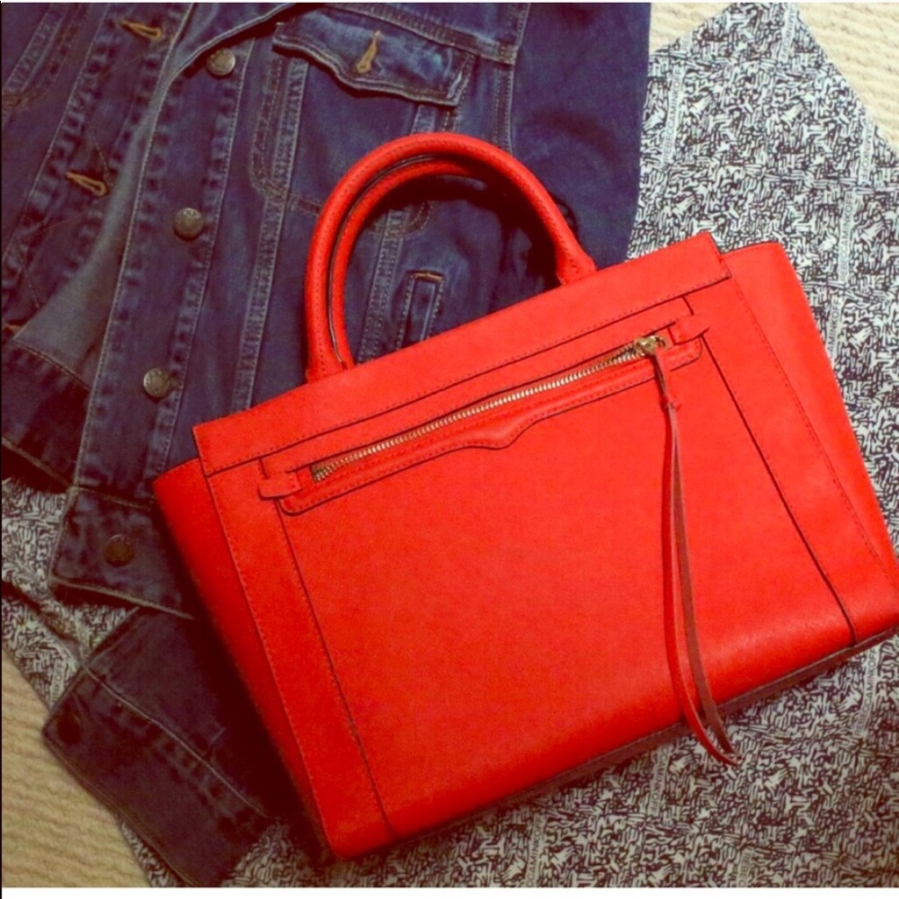 Rebecca Minkoff Red Monroe tote purse